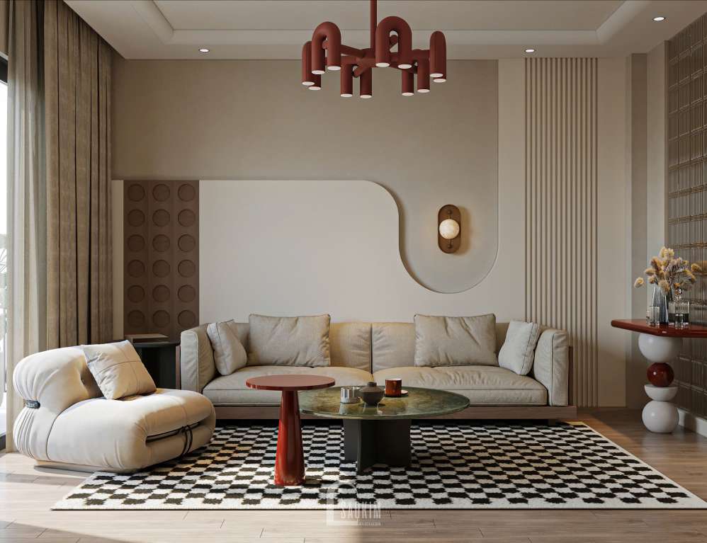 Thiết kế liền kề Lộc Ninh Singashine phong cách Modern Eclectic kết hợp Mid-century - Khi Không Gian Sống Trở Thành Tuyên Ngôn Cá Tính